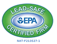 EPA Lead-Safe Certified Firm badge.