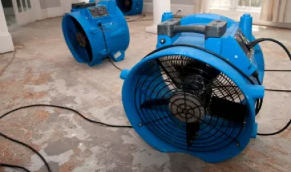 Water Removal and Clean Up fans